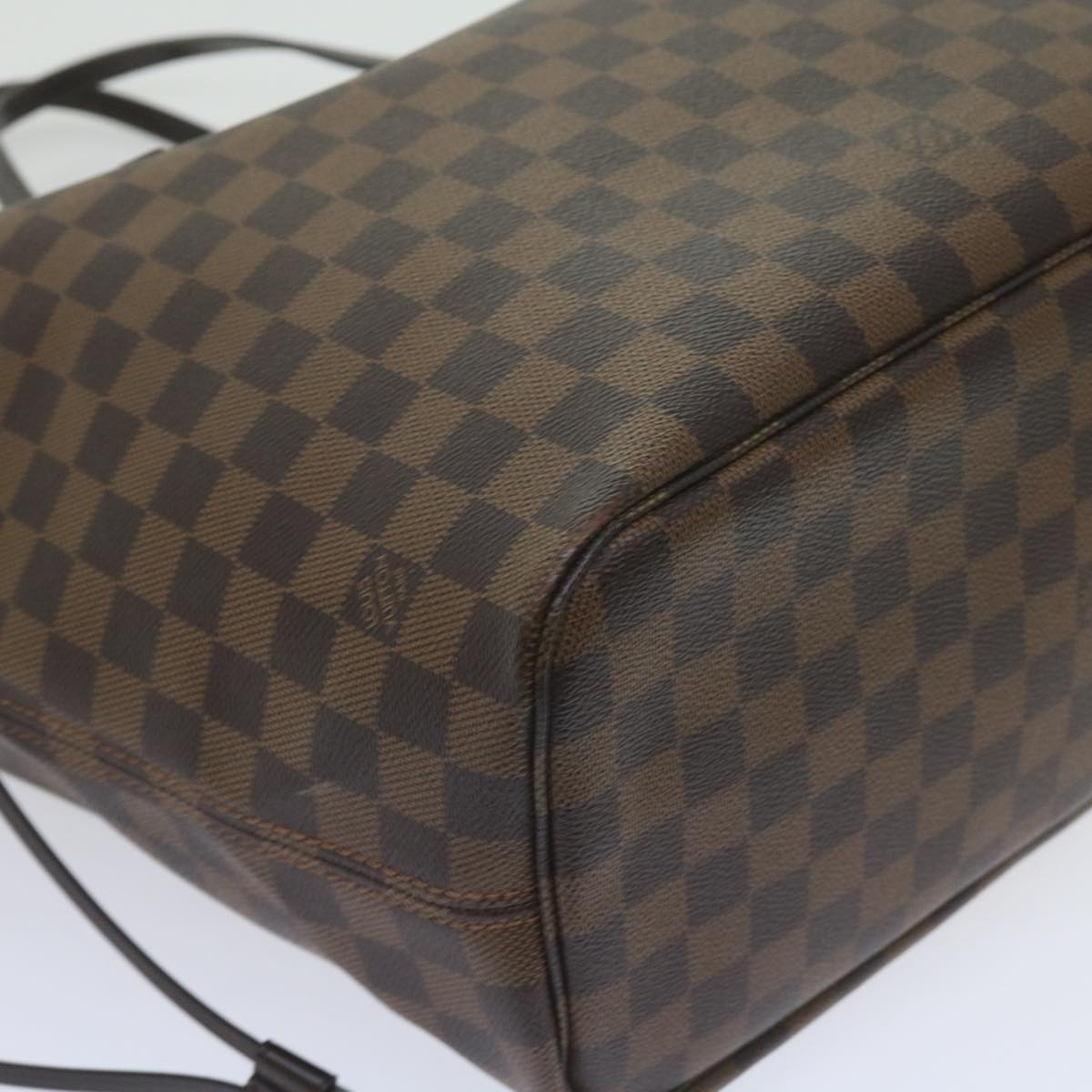 LOUIS VUITTON Damier Ebene Neverfull MM Tote Bag N51105 LV Auth S783