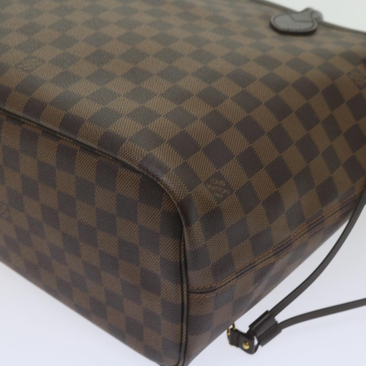 LOUIS VUITTON Damier Ebene Neverfull MM Tote Bag N51105 LV Auth S783