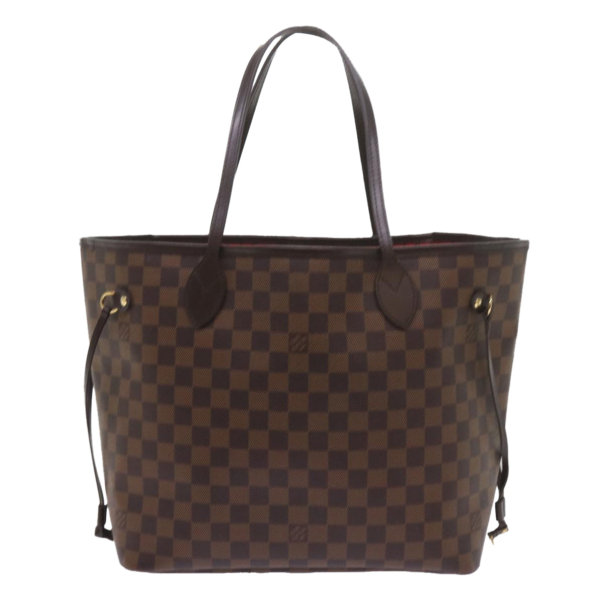 LOUIS VUITTON Damier Ebene Neverfull MM Tote Bag N51105 LV Auth S783