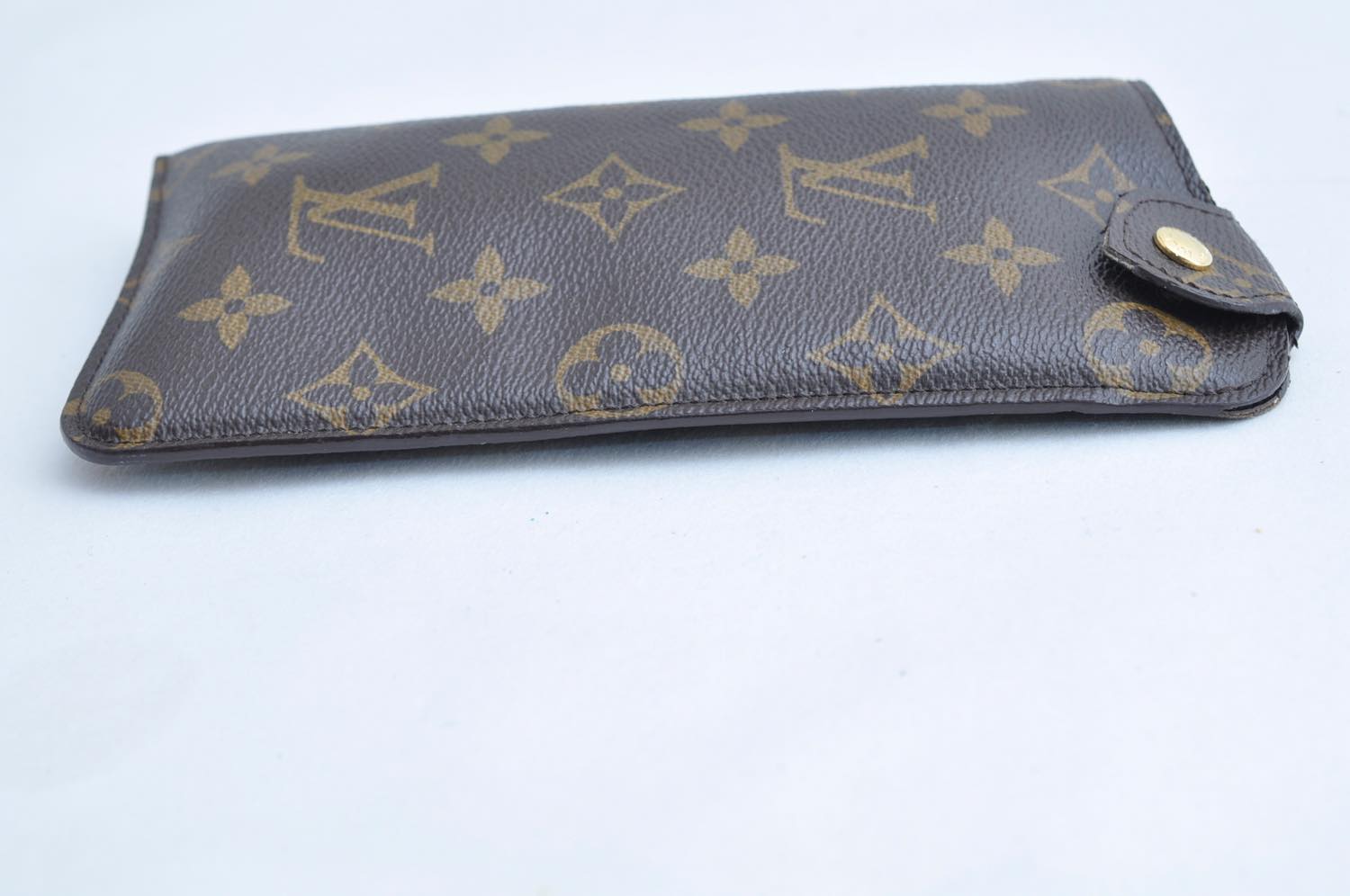 LOUIS VUITTON Monogram Etui Lunette MM Glasses Case M66544 LV Auth am2579s