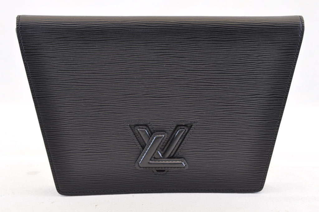 LOUIS VUITTON Epi Trapeze Clutch Bag Noir Black M80165 LV Auth am765s - 0