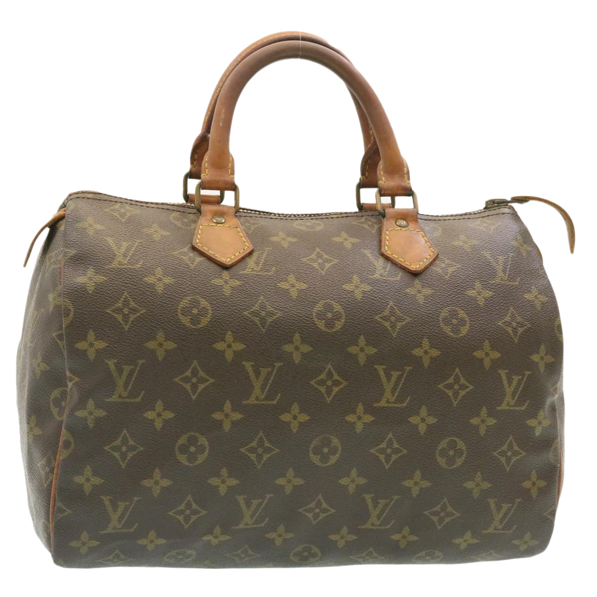 LOUIS VUITTON Monogram Speedy 30 Hand Bag M41526 LV Auth st024