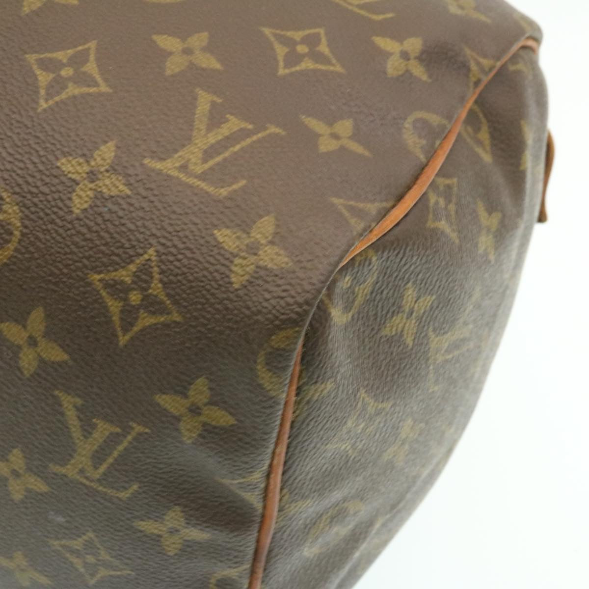 LOUIS VUITTON Monogram Speedy 30 Hand Bag M41526 LV Auth st024