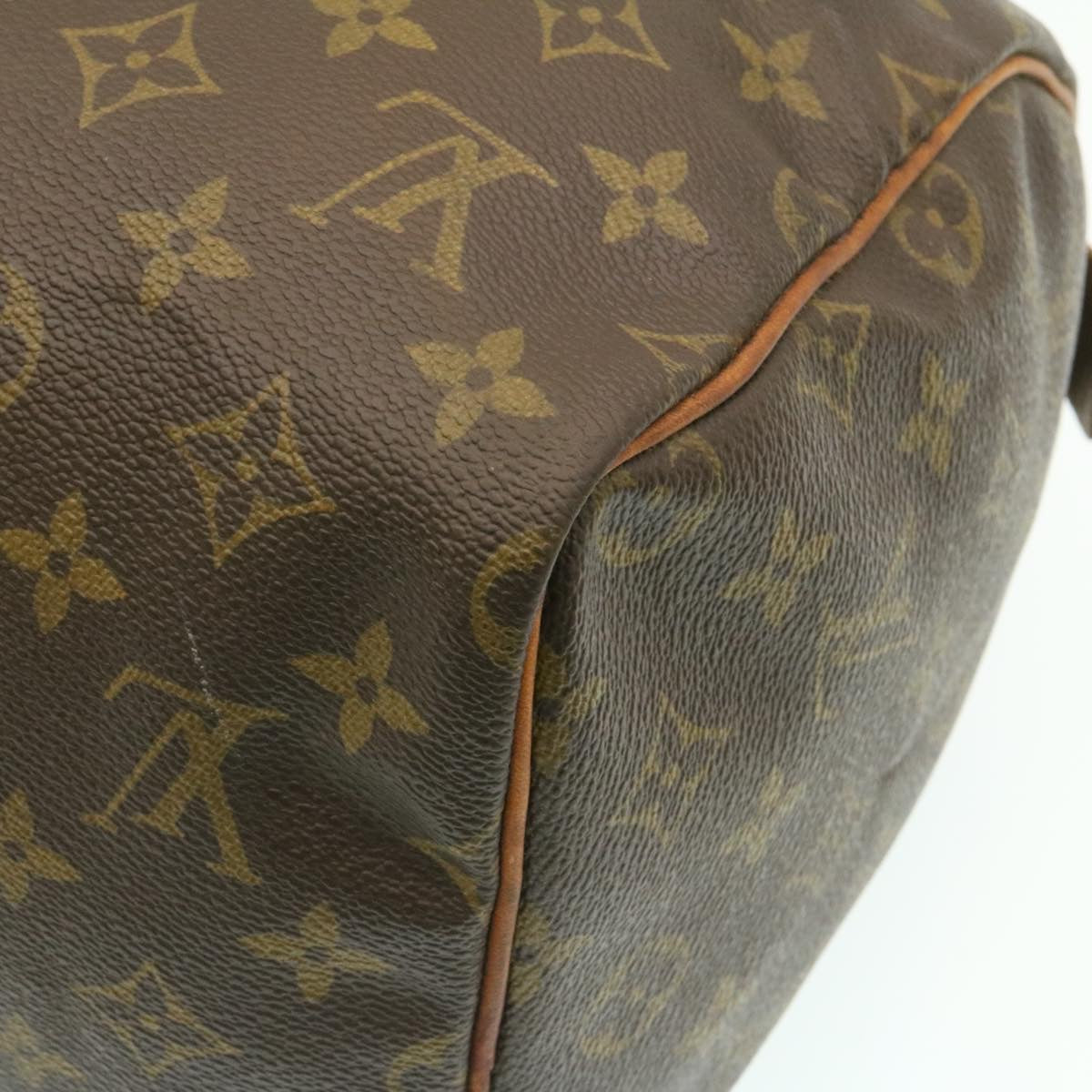 LOUIS VUITTON Monogram Speedy 30 Hand Bag M41526 LV Auth st024