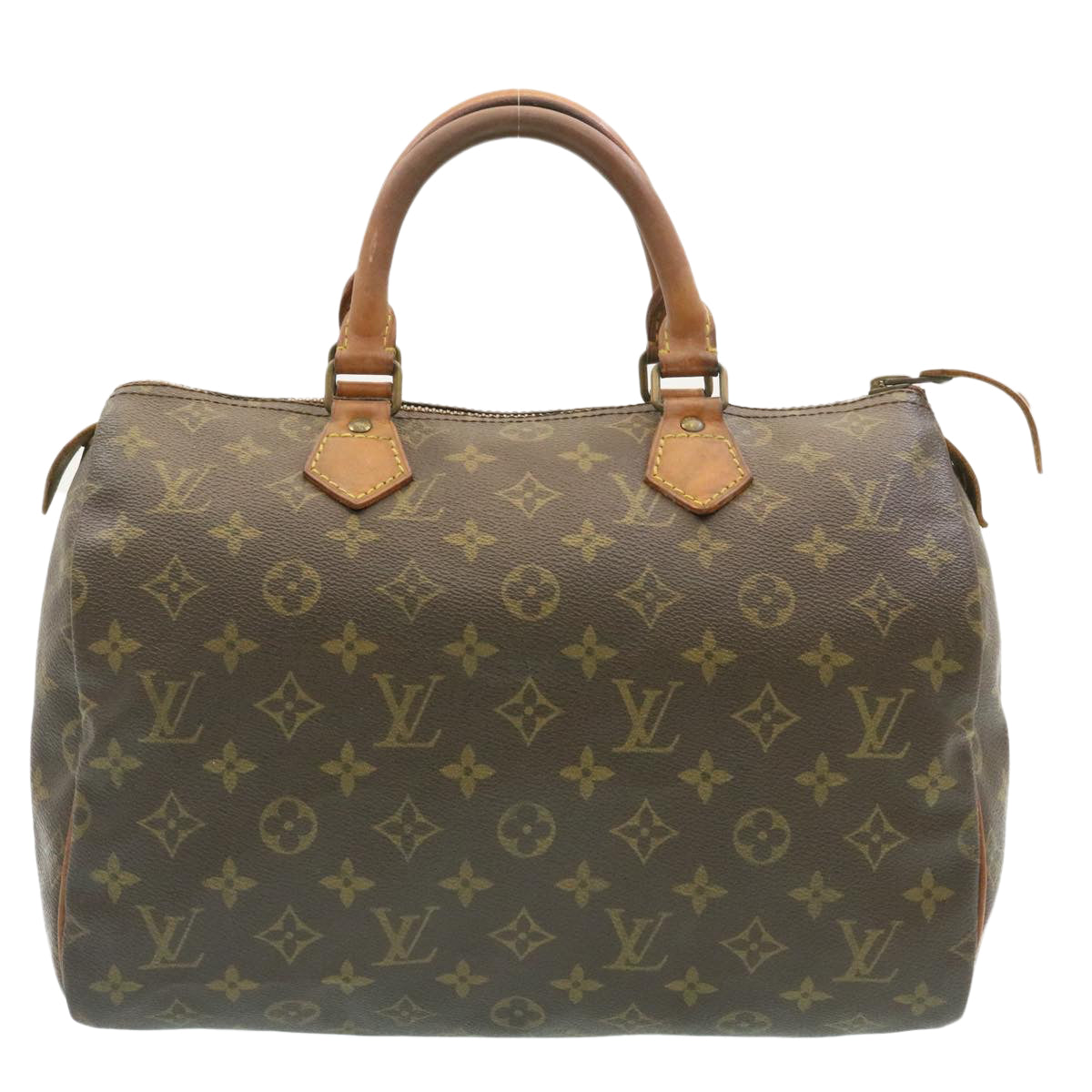 LOUIS VUITTON Monogram Speedy 30 Hand Bag M41526 LV Auth st024