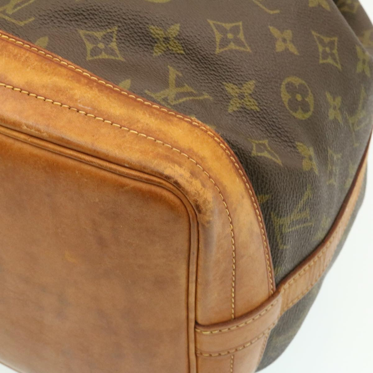 LOUIS VUITTON Monogram Noe Shoulder Bag Vintage M42224 LV Auth st033