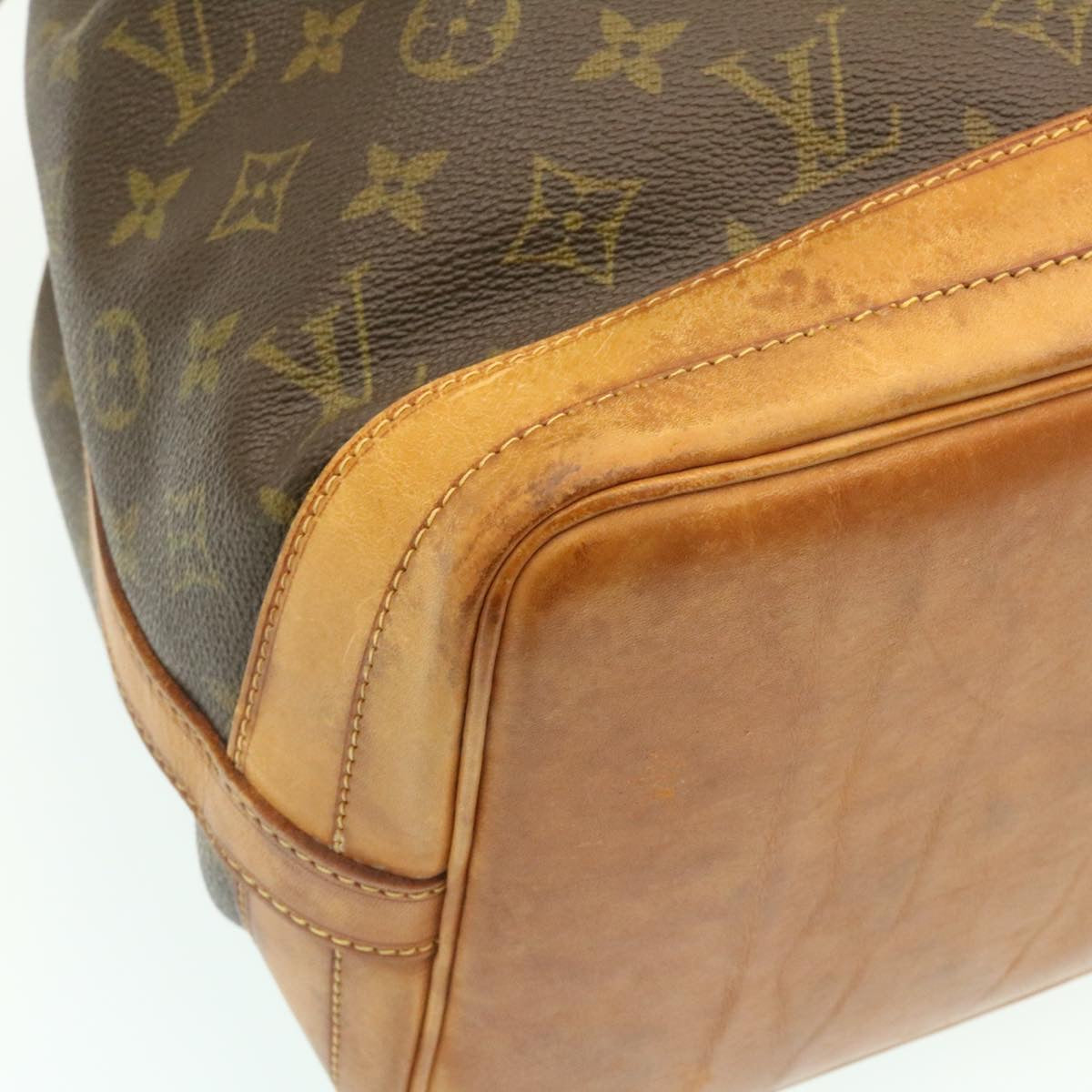 LOUIS VUITTON Monogram Noe Shoulder Bag Vintage M42224 LV Auth st033