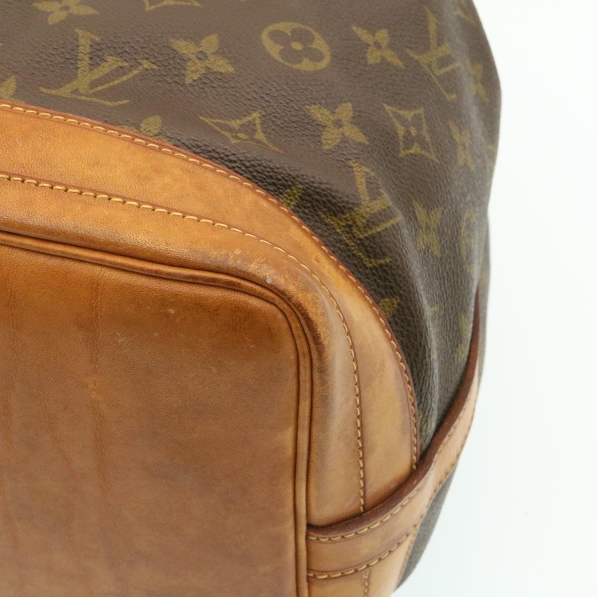 LOUIS VUITTON Monogram Noe Shoulder Bag Vintage M42224 LV Auth st033