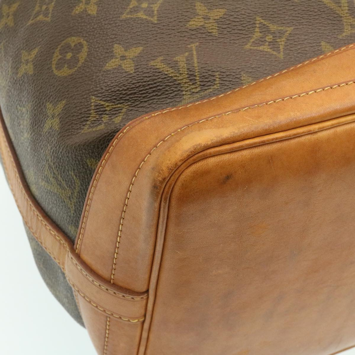 LOUIS VUITTON Monogram Noe Shoulder Bag Vintage M42224 LV Auth st033