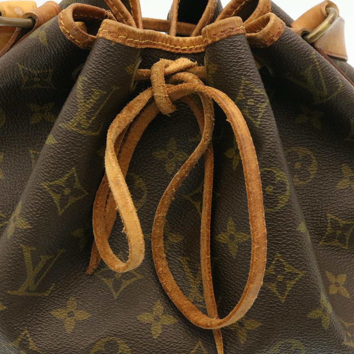 LOUIS VUITTON Monogram Noe Shoulder Bag Vintage M42224 LV Auth st033