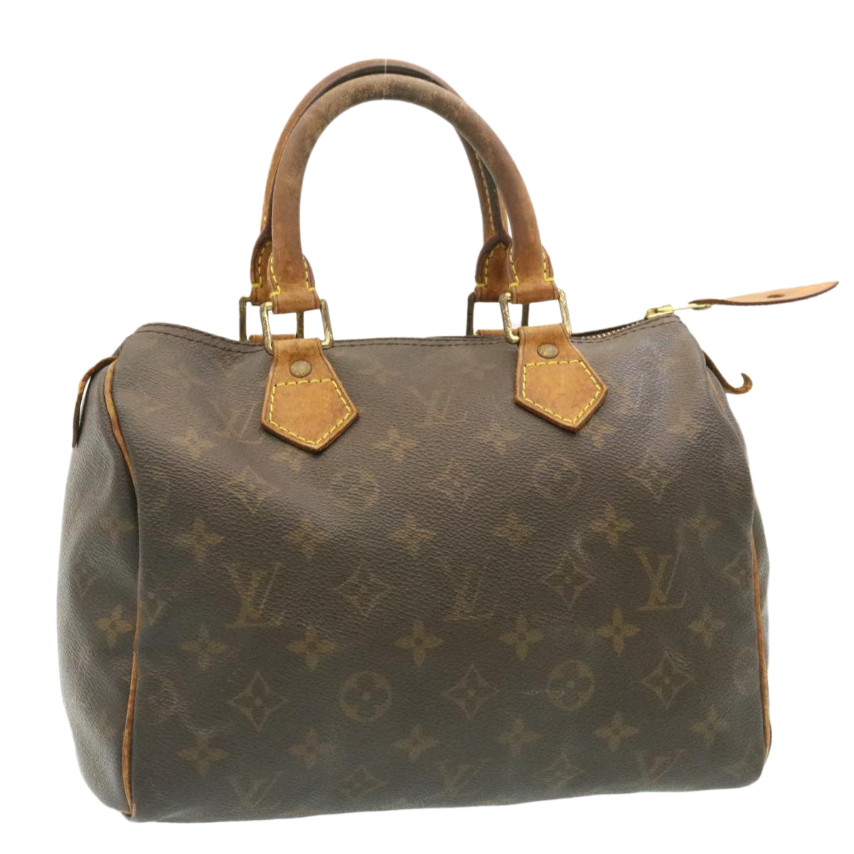 LOUIS VUITTON Monogram Speedy 25 Hand Bag M41528 LV Auth st051