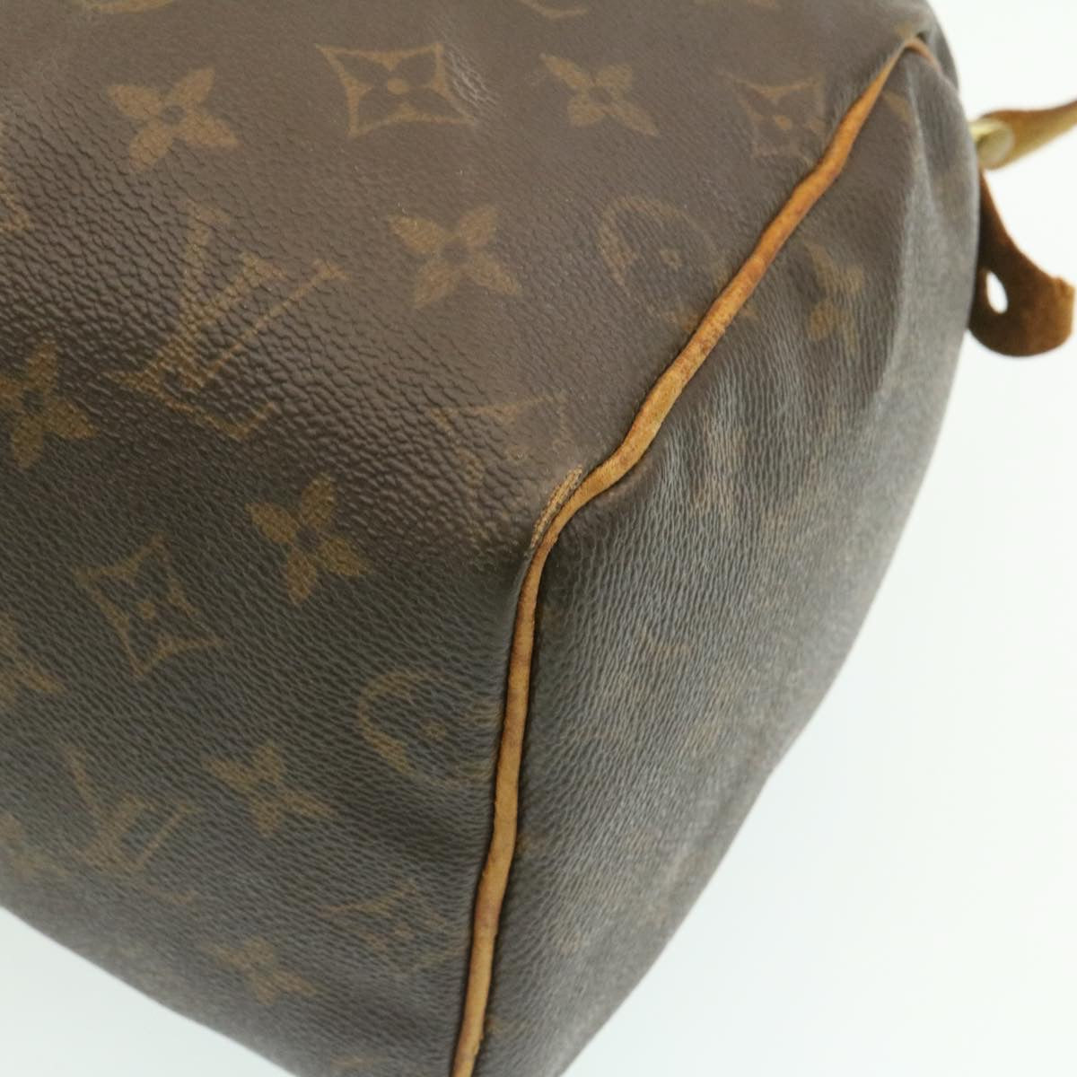 LOUIS VUITTON Monogram Speedy 25 Hand Bag M41528 LV Auth st051