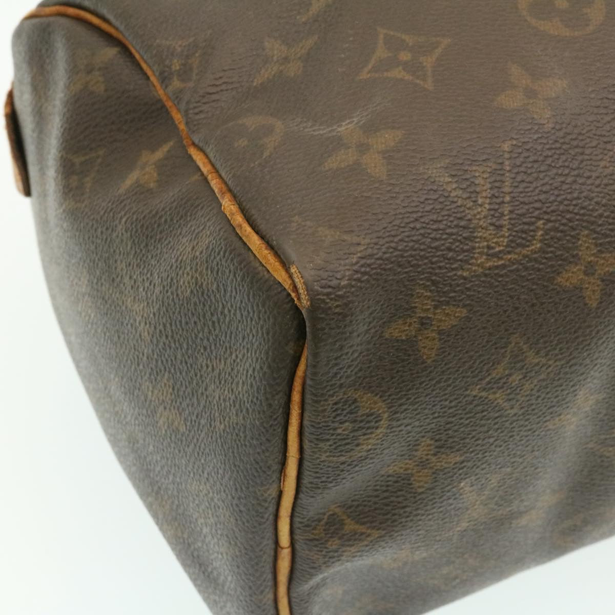 LOUIS VUITTON Monogram Speedy 25 Hand Bag M41528 LV Auth st051