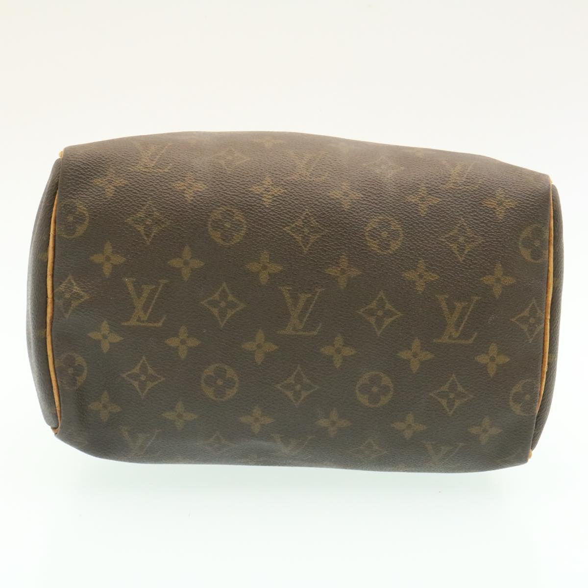 LOUIS VUITTON Monogram Speedy 25 Hand Bag M41528 LV Auth st051