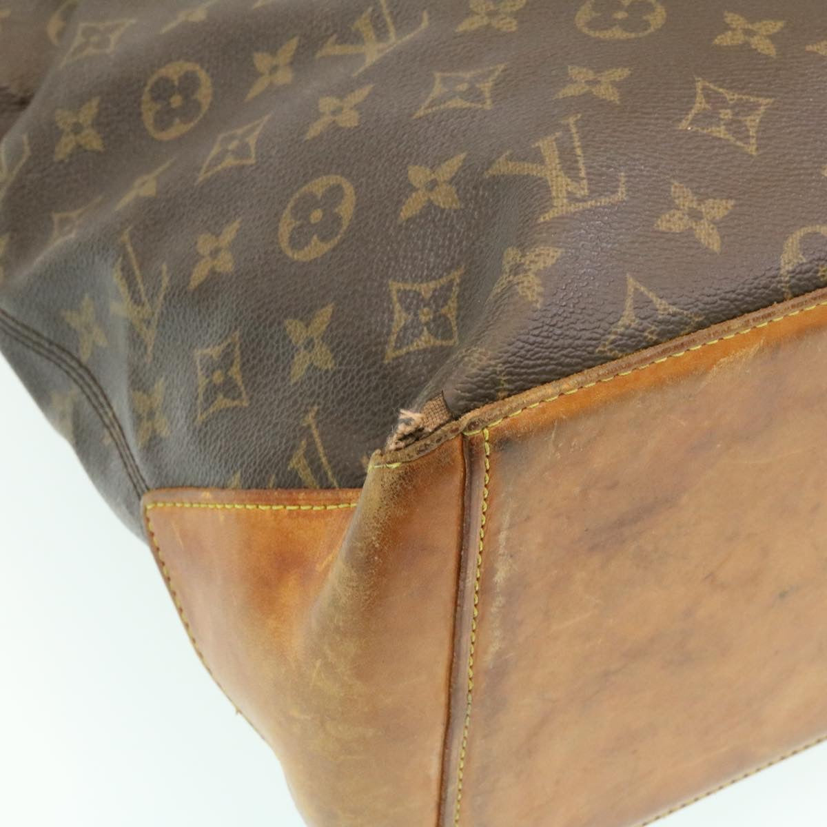 LOUIS VUITTON Monogram Cabas Mezzo Tote Bag M51151 LV Auth st052