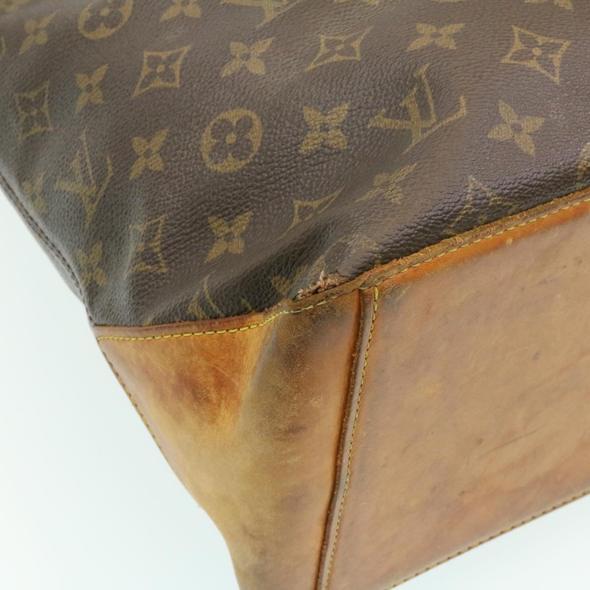 LOUIS VUITTON Monogram Cabas Mezzo Tote Bag M51151 LV Auth st052