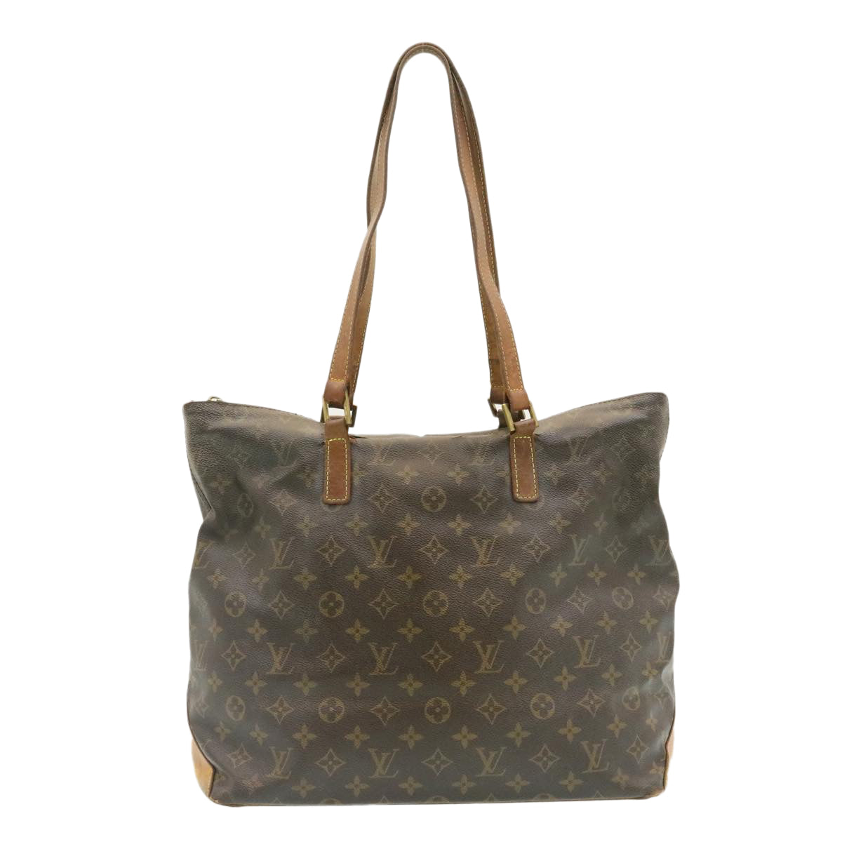 LOUIS VUITTON Monogram Cabas Mezzo Tote Bag M51151 LV Auth st052 - 0