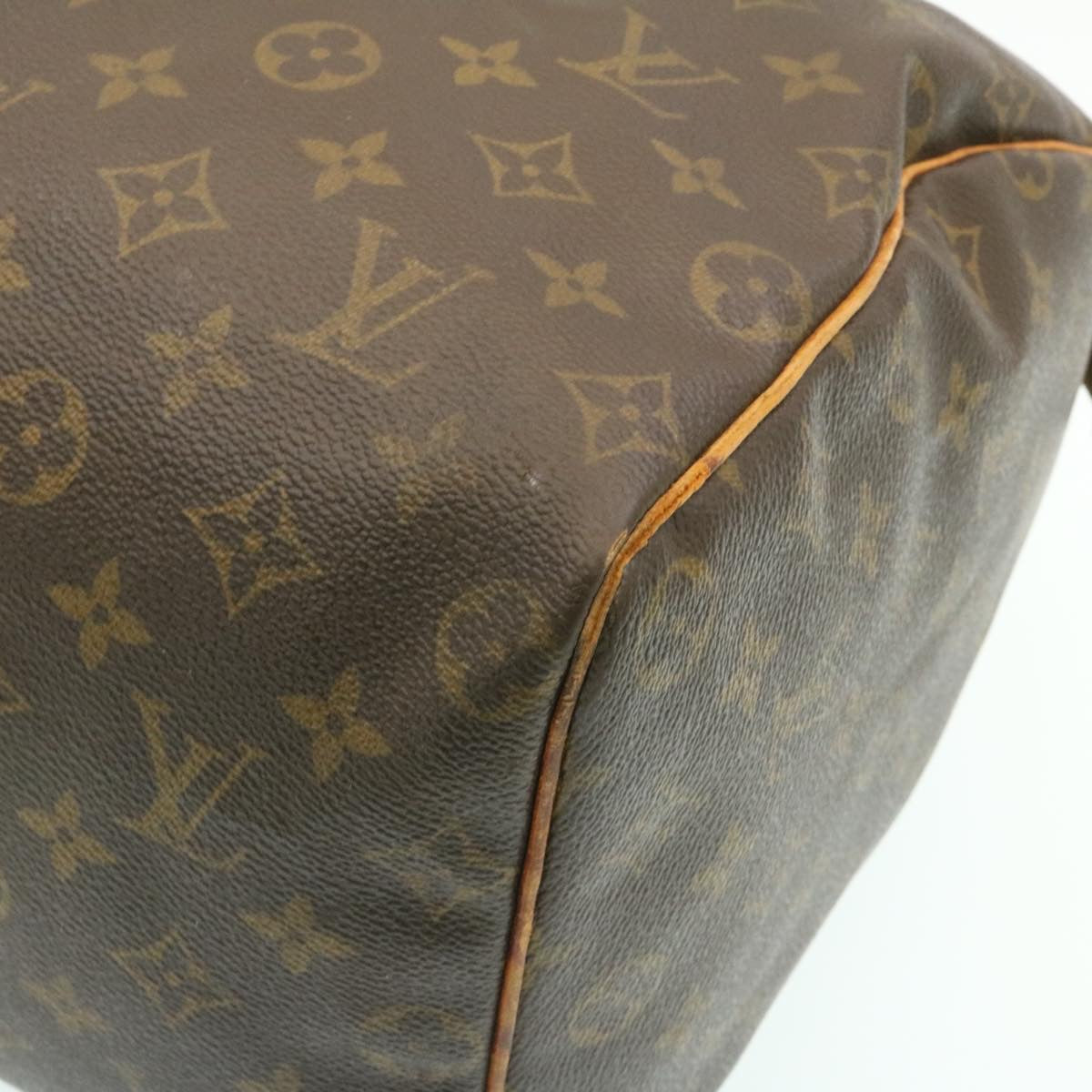 LOUIS VUITTON Monogram Speedy 40 Hand Bag M41522 LV Auth st056