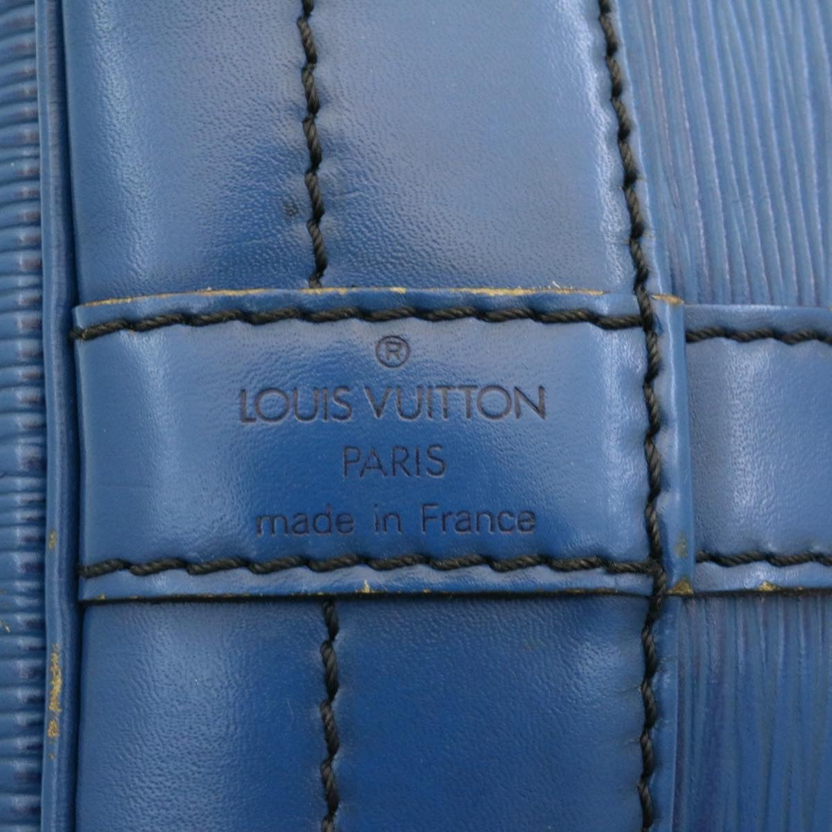 LOUIS VUITTON Epi Noe Shoulder Bag Blue M44005 LV Auth st083