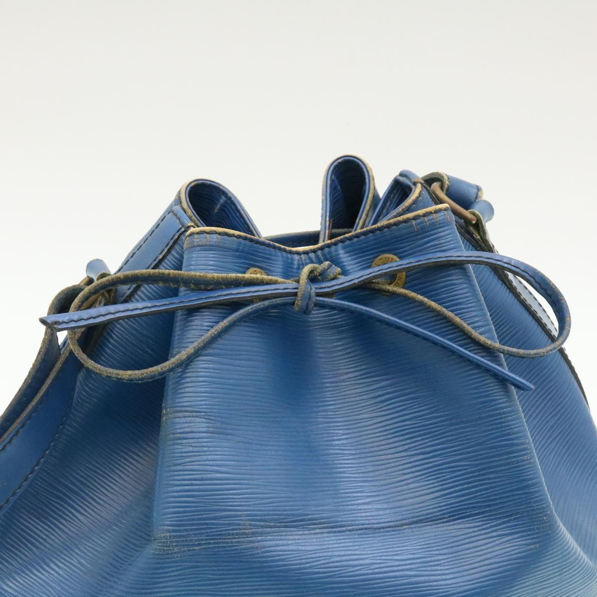 LOUIS VUITTON Epi Noe Shoulder Bag Blue M44005 LV Auth st083