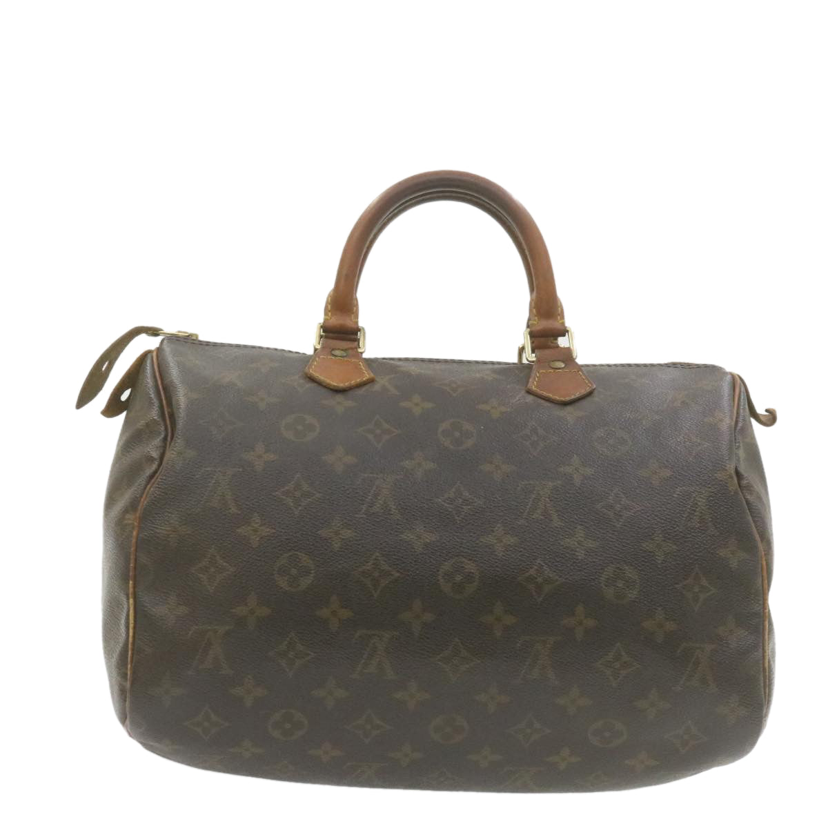 LOUIS VUITTON Monogram Speedy 30 Hand Bag M41526 LV Auth sy128