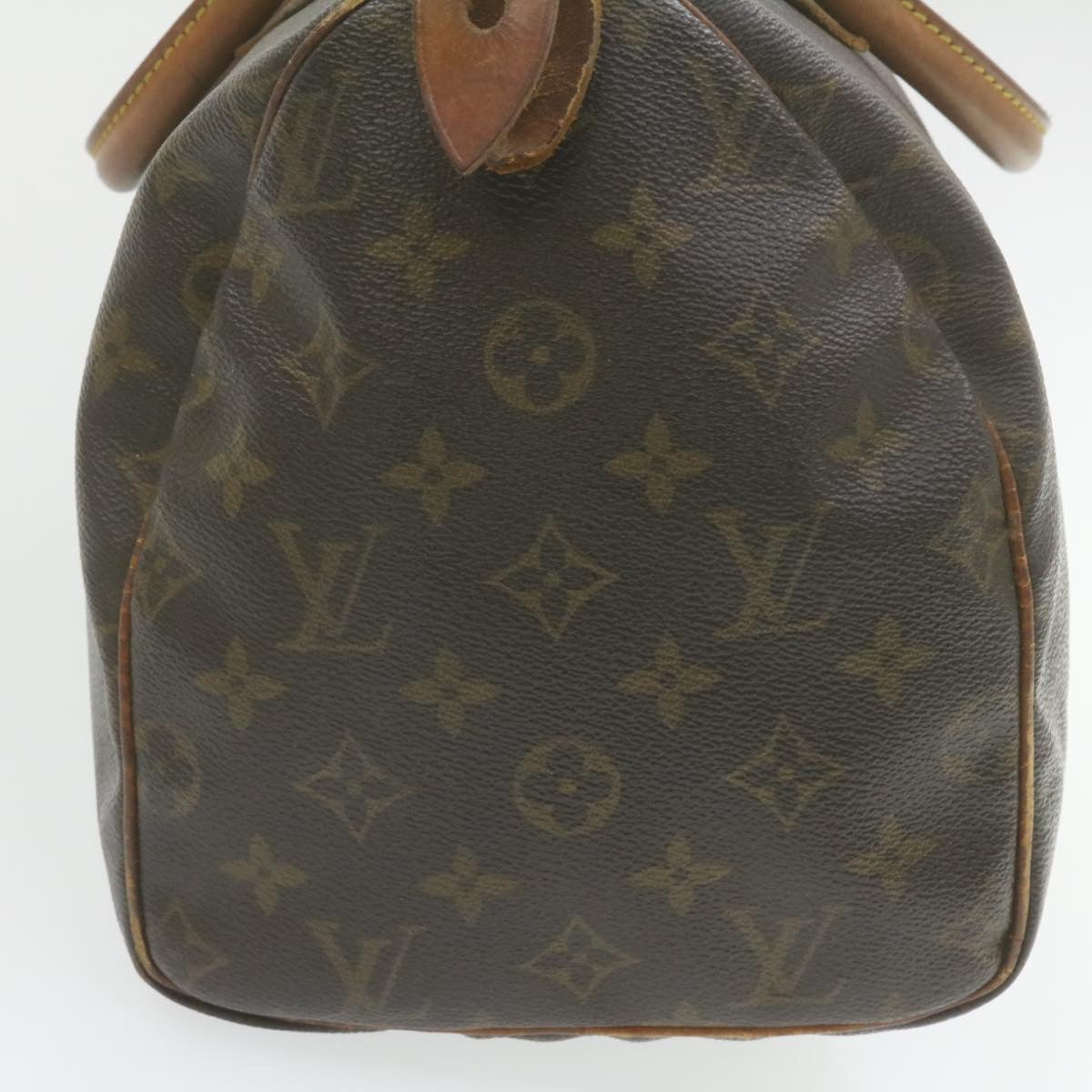 LOUIS VUITTON Monogram Speedy 30 Hand Bag M41526 LV Auth sy128