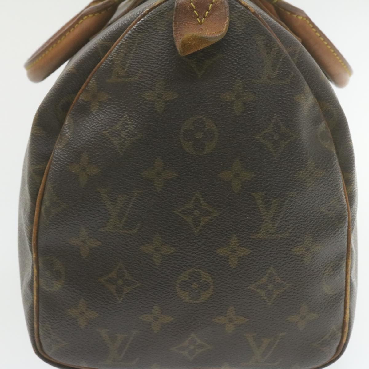 LOUIS VUITTON Monogram Speedy 30 Hand Bag M41526 LV Auth sy128