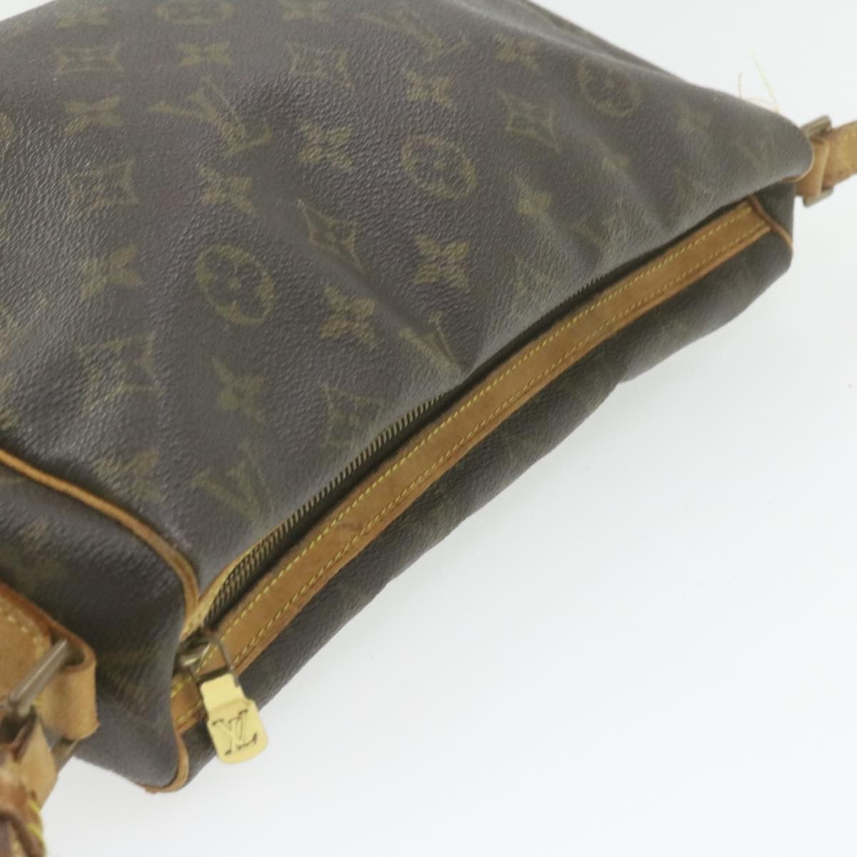 LOUIS VUITTON Monogram Tulle Lee Shoulder Bag M51348 LV Auth sy146