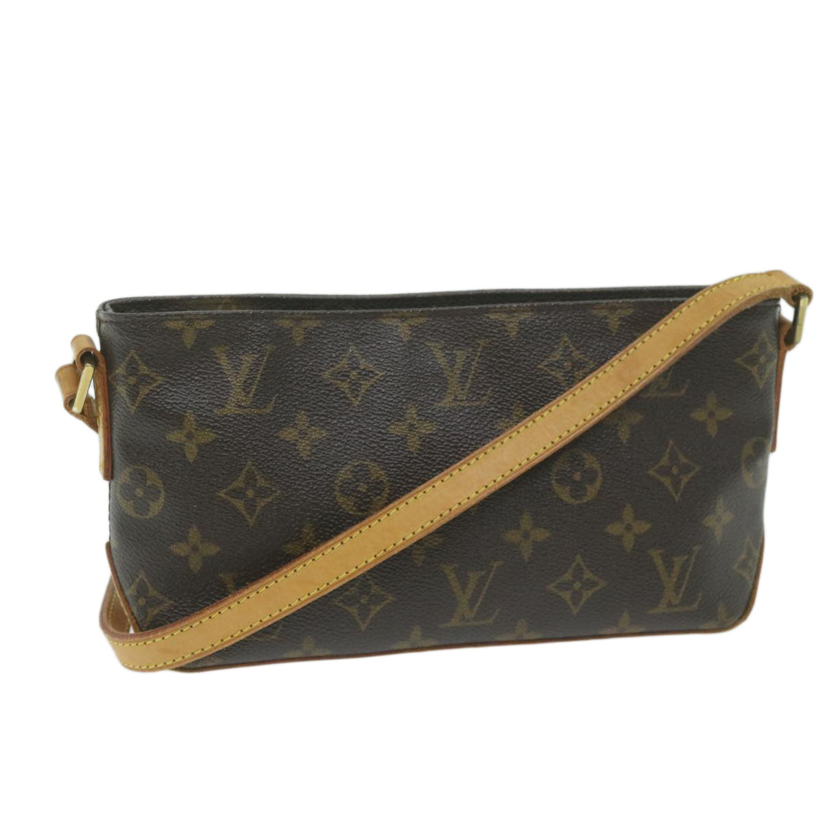 LOUIS VUITTON Monogram Trotteur Shoulder Bag M51240 LV Auth tb1007