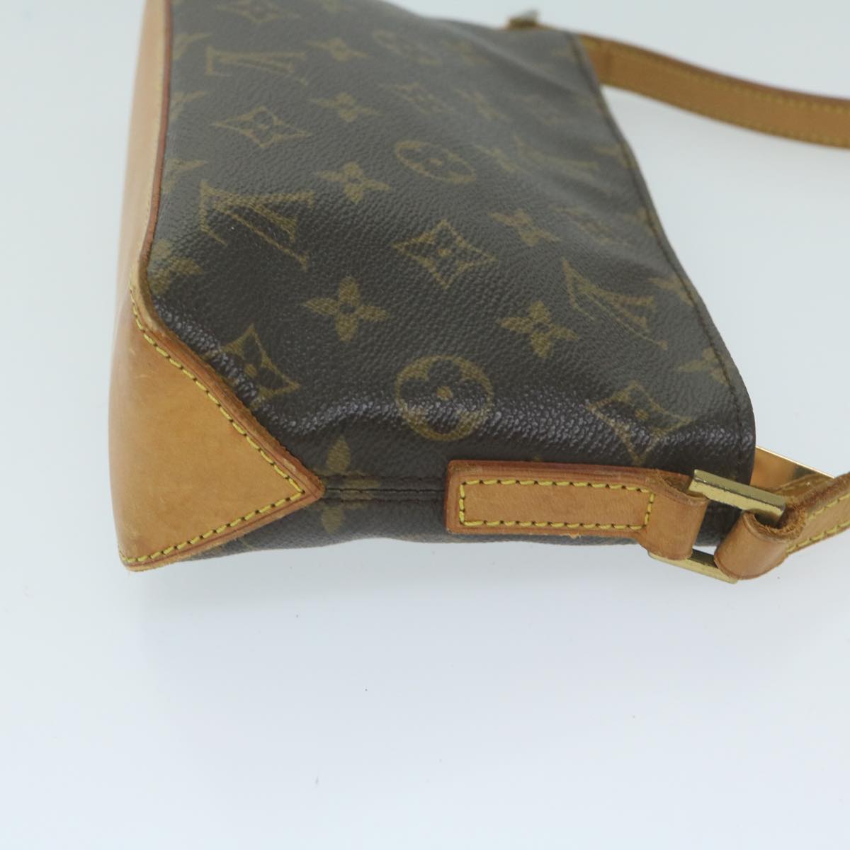 LOUIS VUITTON Monogram Trotteur Shoulder Bag M51240 LV Auth tb1007