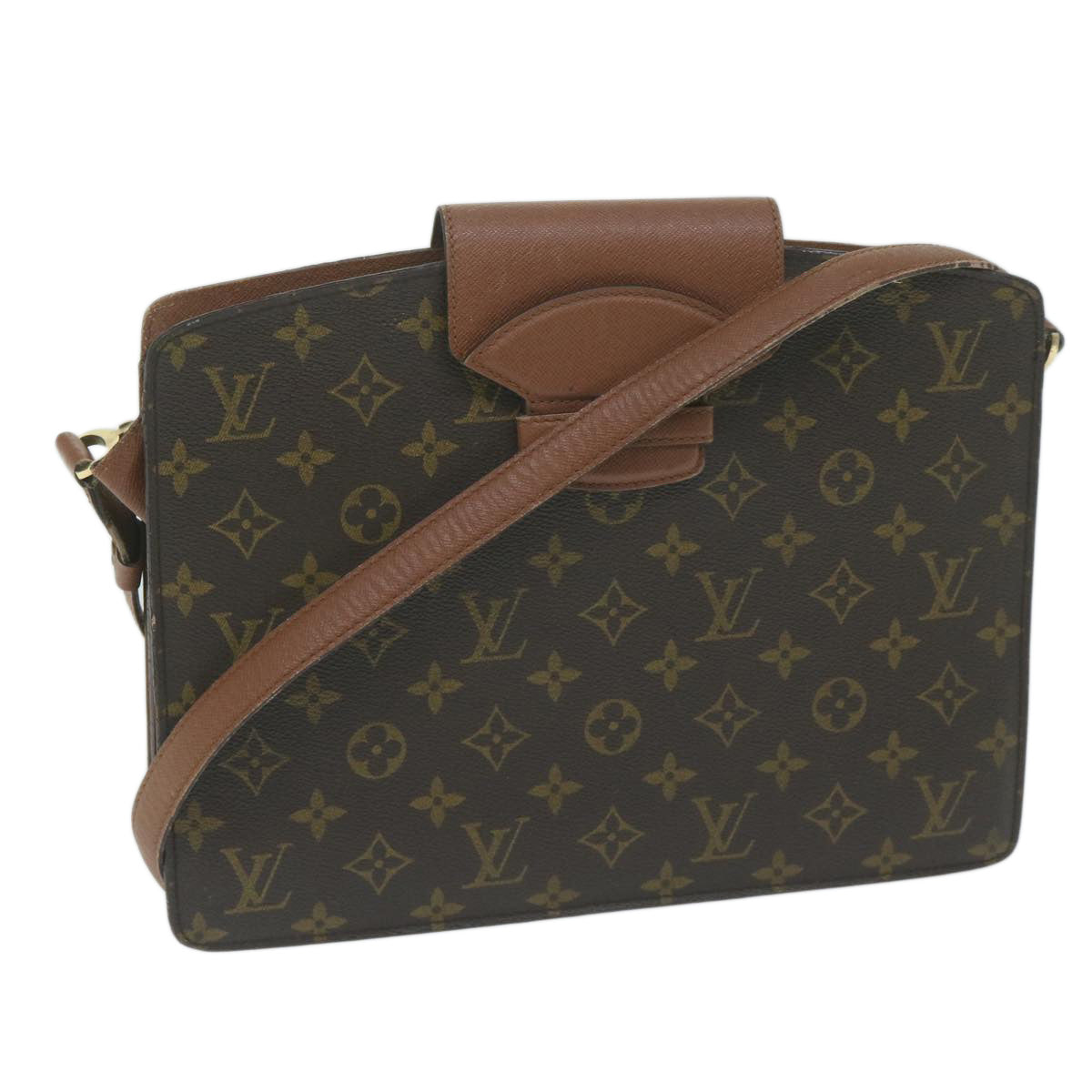 LOUIS VUITTON Monogram Kurcell Shoulder Bag M51375 LV Auth tb1009