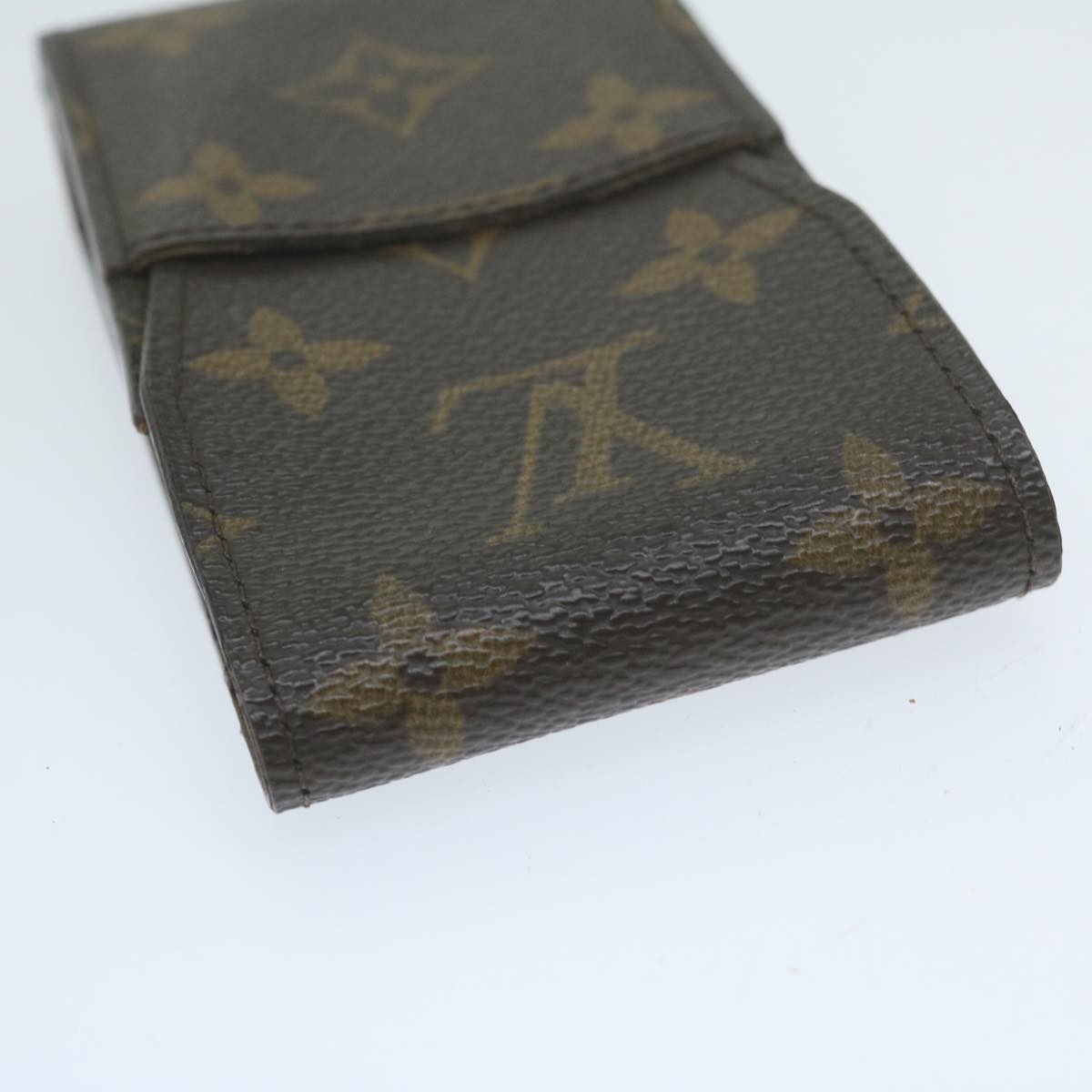 LOUIS VUITTON Monogram Etui Cigarette Case M63024 LV Auth tb1012