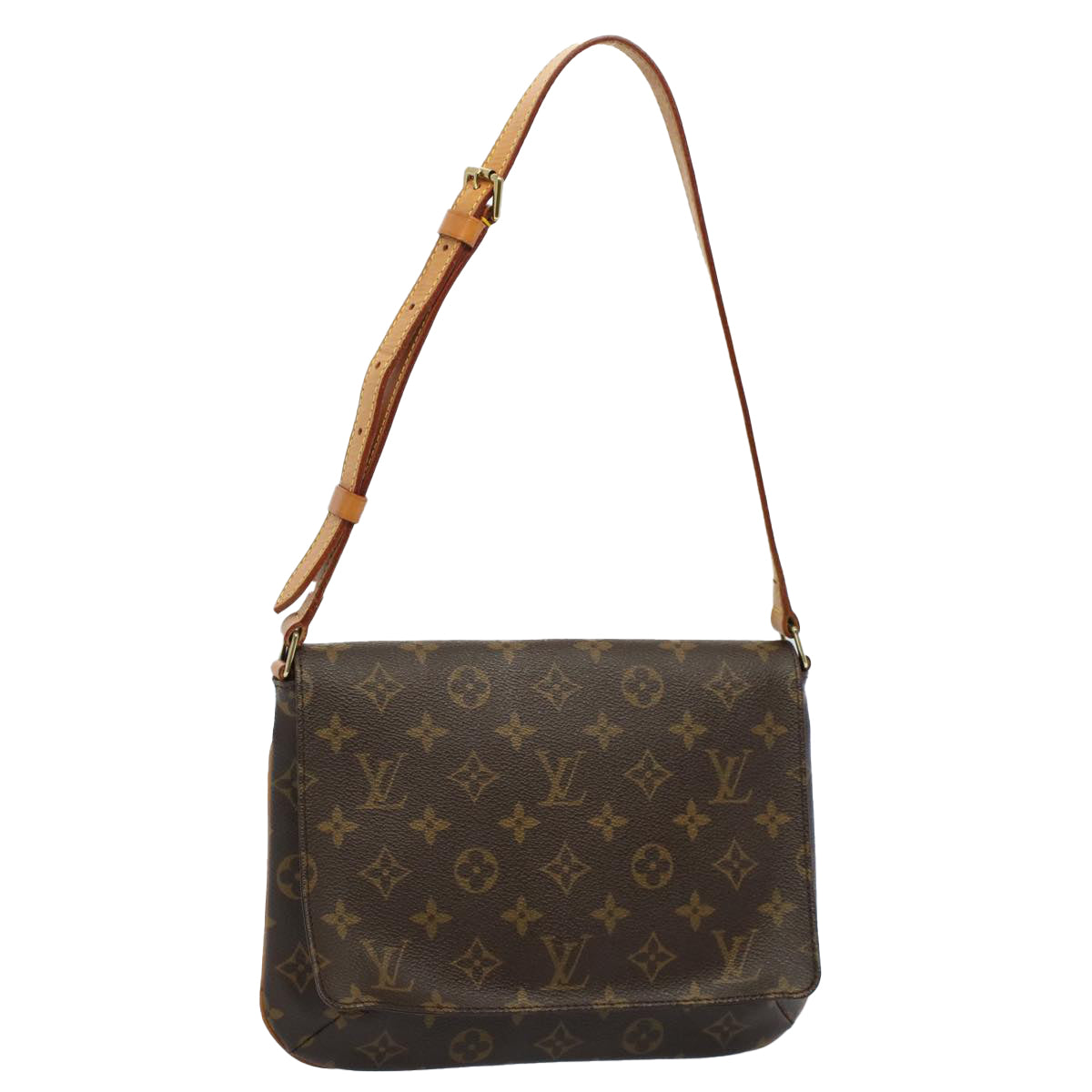 LOUIS VUITTON Monogram Musette Tango Short Strap Shoulder Bag M51257 Auth tb106