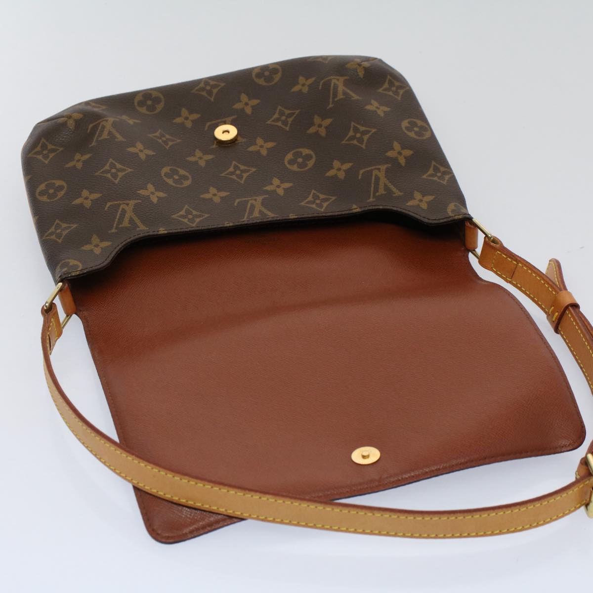 LOUIS VUITTON Monogram Musette Tango Short Strap Shoulder Bag M51257 Auth tb106