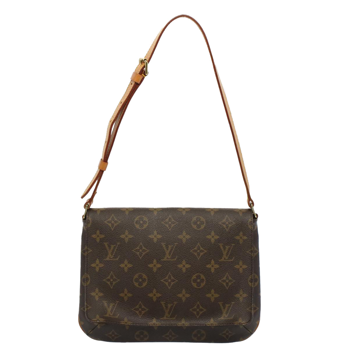 LOUIS VUITTON Monogram Musette Tango Short Strap Shoulder Bag M51257 Auth tb106