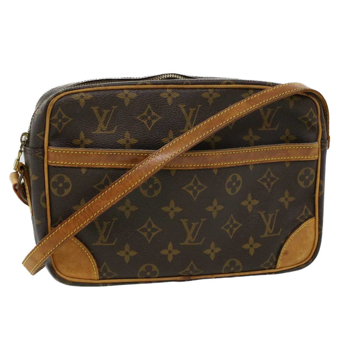 LOUIS VUITTON Monogram Trocadero 27 Shoulder Bag M51274 LV Auth tb302