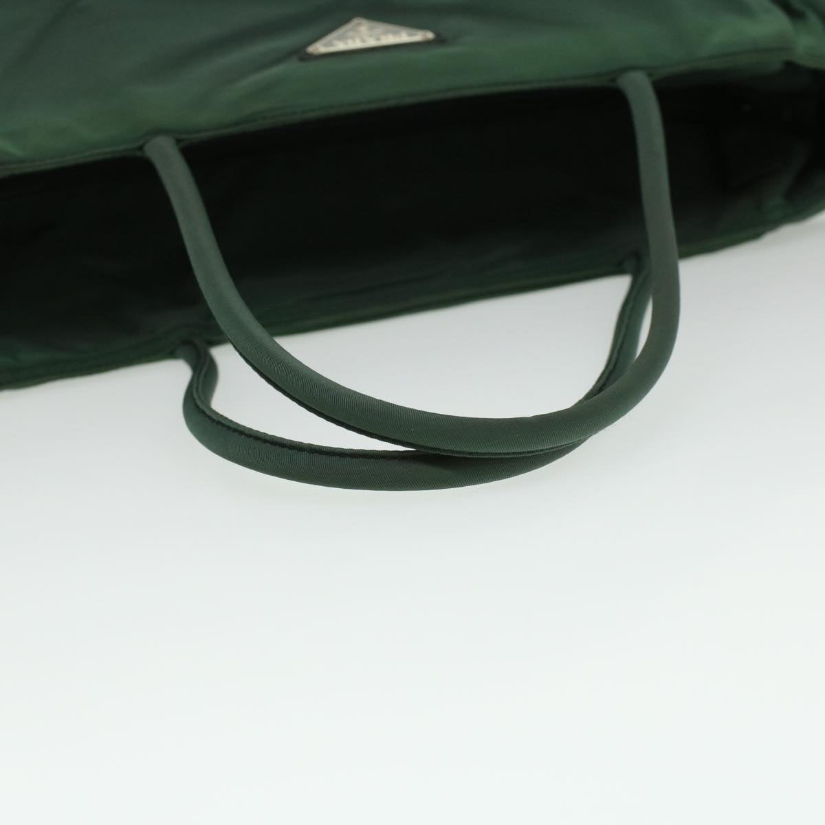 PRADA Shoulder Bag Nylon Khaki Auth tb399
