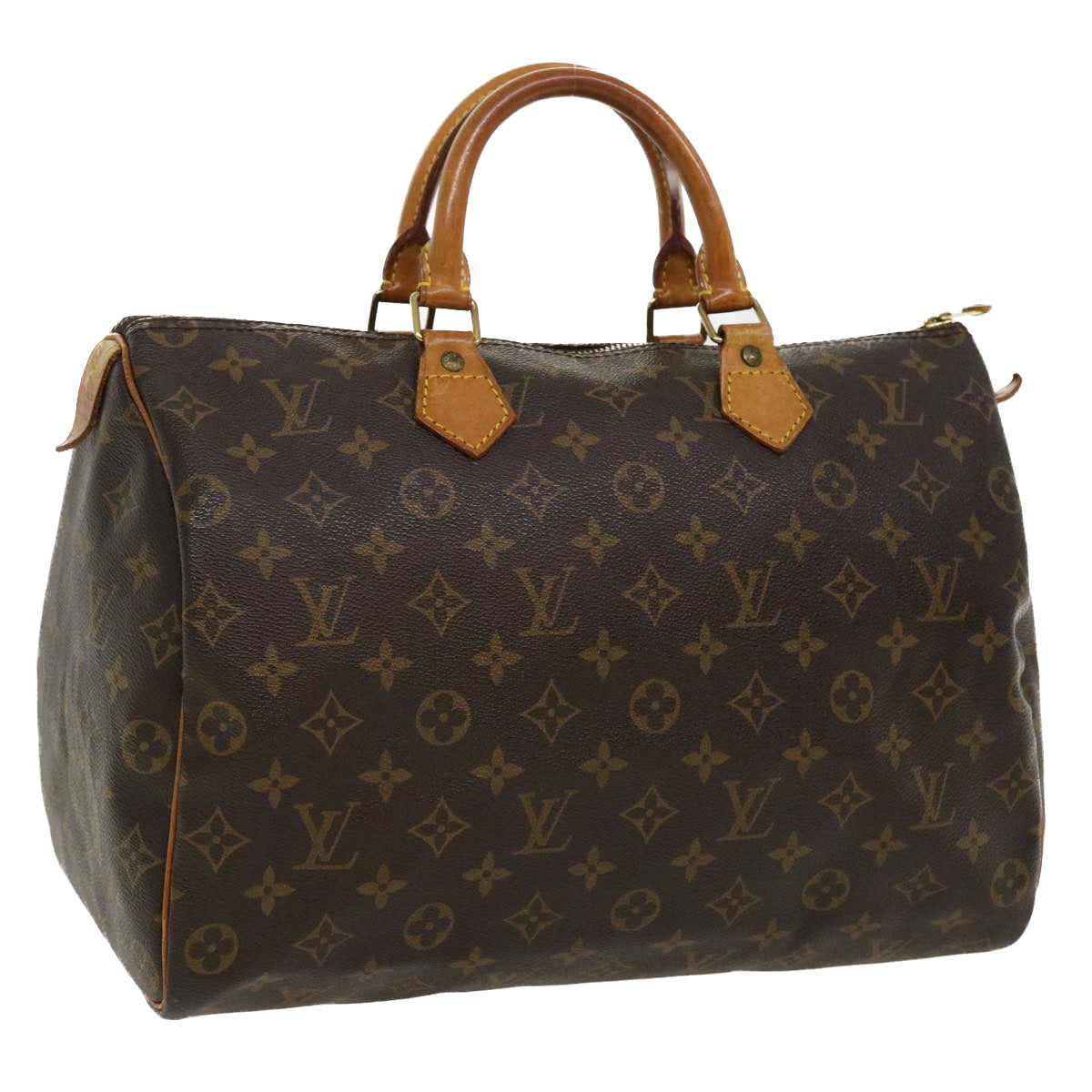 LOUIS VUITTON Monogram Speedy 35 Hand Bag M41524 LV Auth tb437