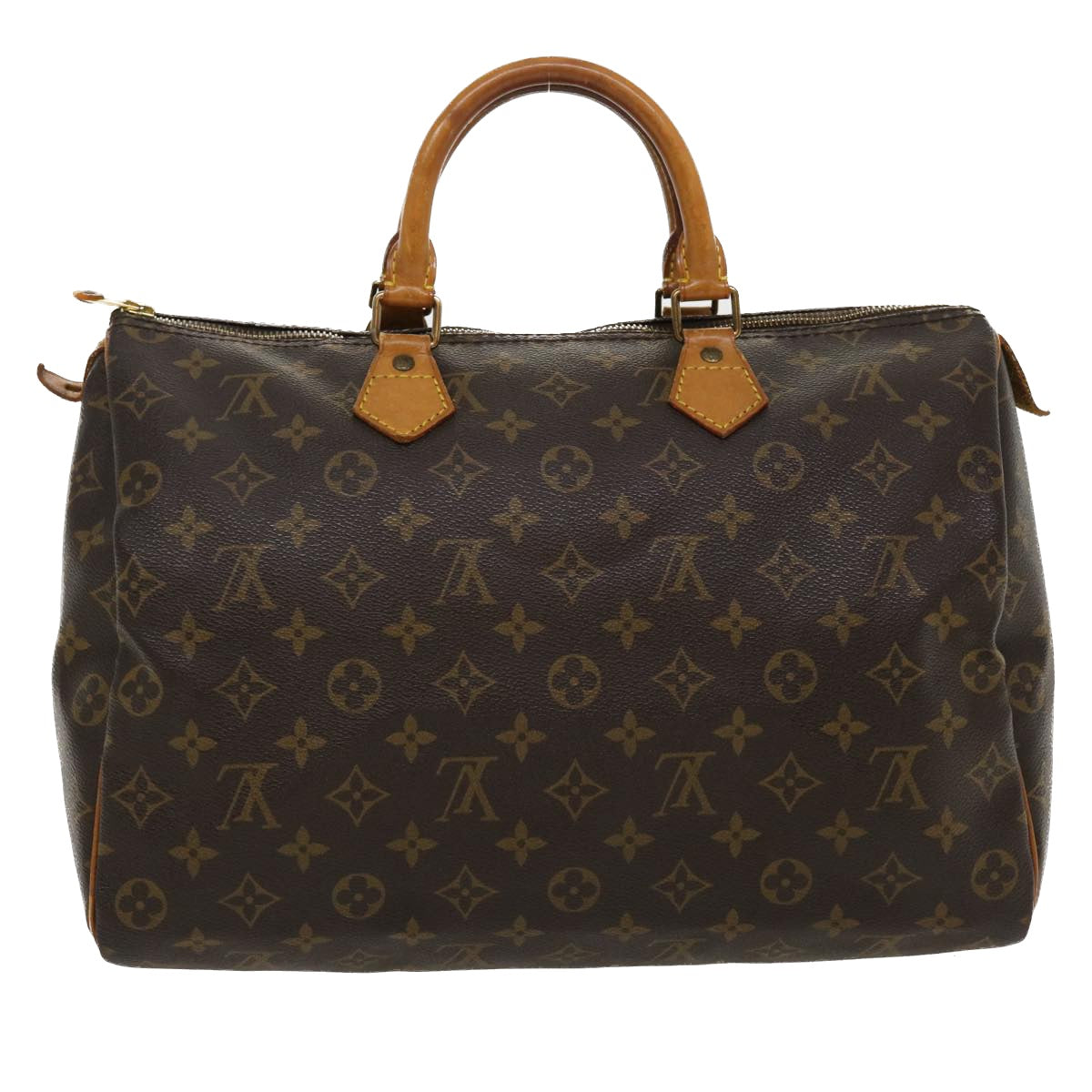 LOUIS VUITTON Monogram Speedy 35 Hand Bag M41524 LV Auth tb437