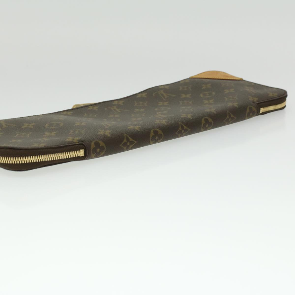 LOUIS VUITTON Monogram Etui 5 Cravat Necktie Case M47535 LV Auth tb439