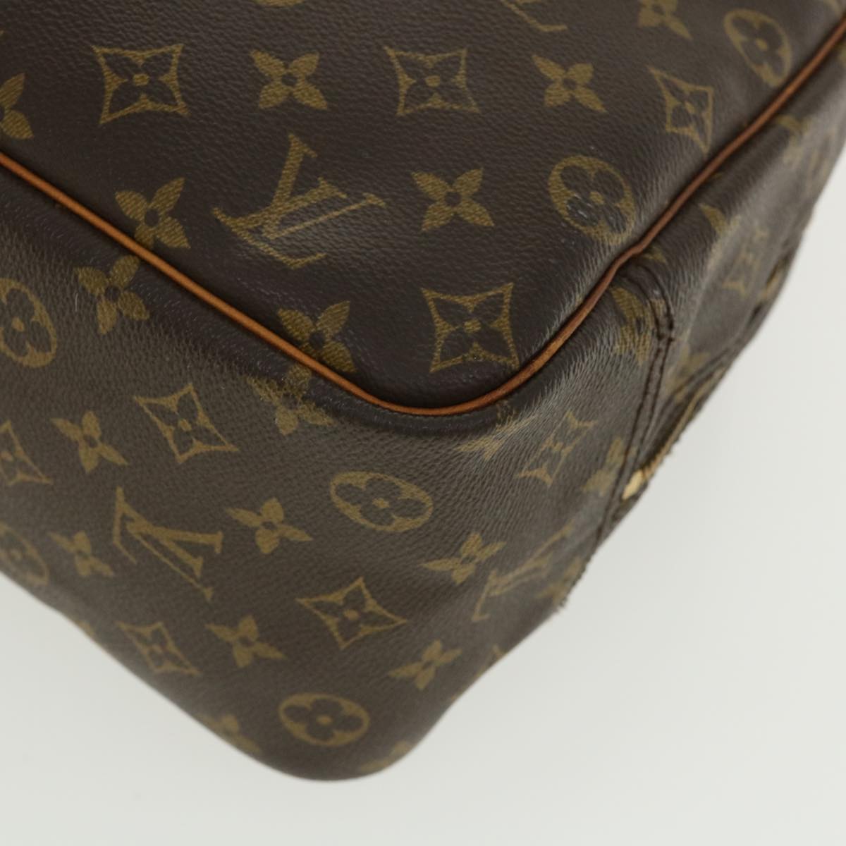 LOUIS VUITTON Monogram Deauville Hand Bag M47270 LV Auth tb460