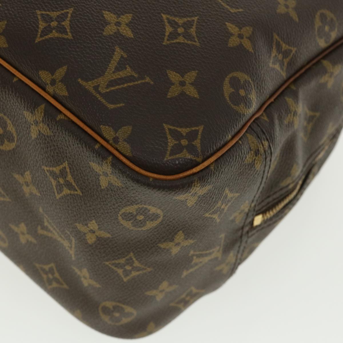 LOUIS VUITTON Monogram Deauville Hand Bag M47270 LV Auth tb460