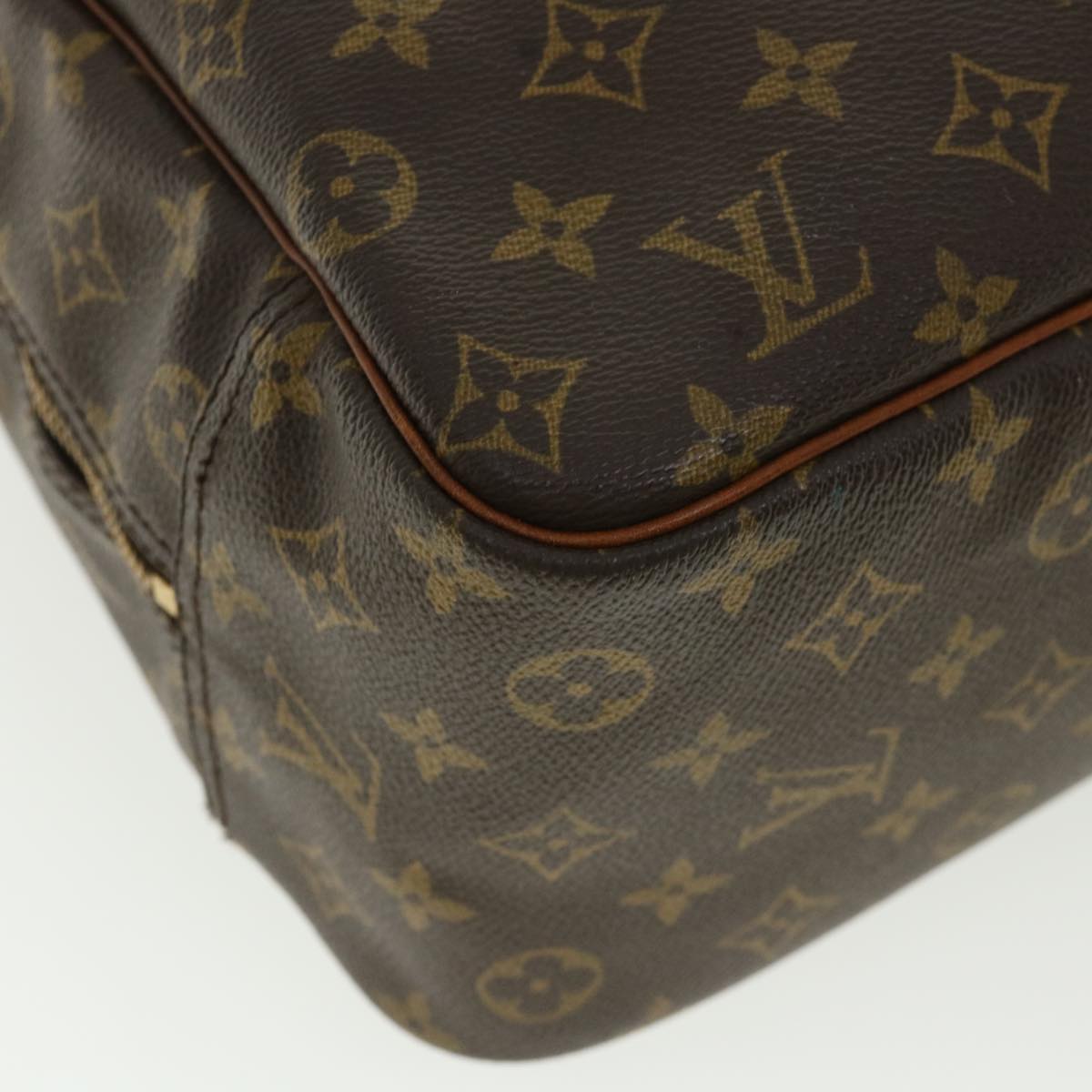 LOUIS VUITTON Monogram Deauville Hand Bag M47270 LV Auth tb460