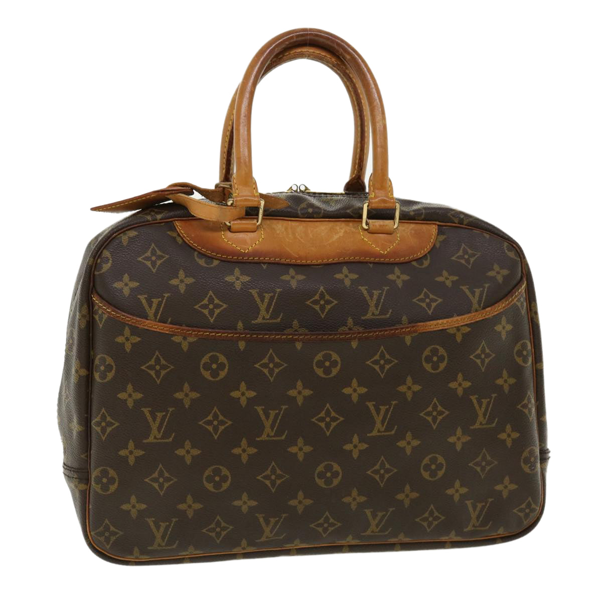 LOUIS VUITTON Monogram Deauville Hand Bag M47270 LV Auth tb460