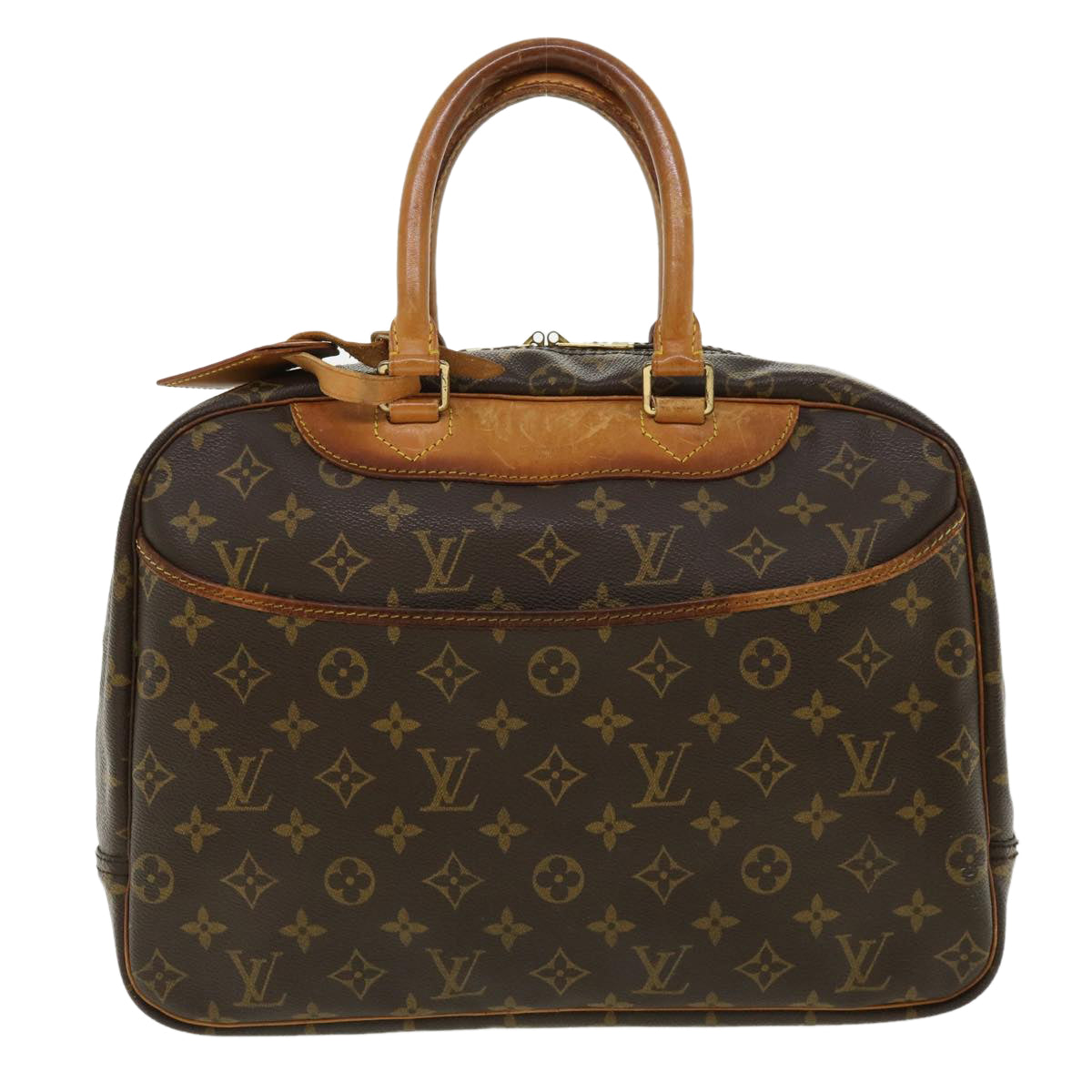 LOUIS VUITTON Monogram Deauville Hand Bag M47270 LV Auth tb460