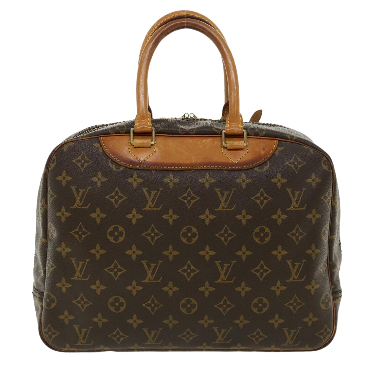 LOUIS VUITTON Monogram Deauville Hand Bag M47270 LV Auth tb460