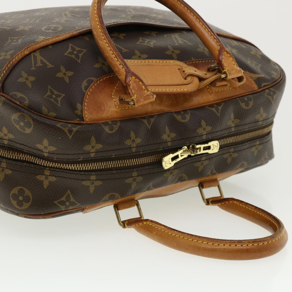 LOUIS VUITTON Monogram Deauville Hand Bag M47270 LV Auth tb460