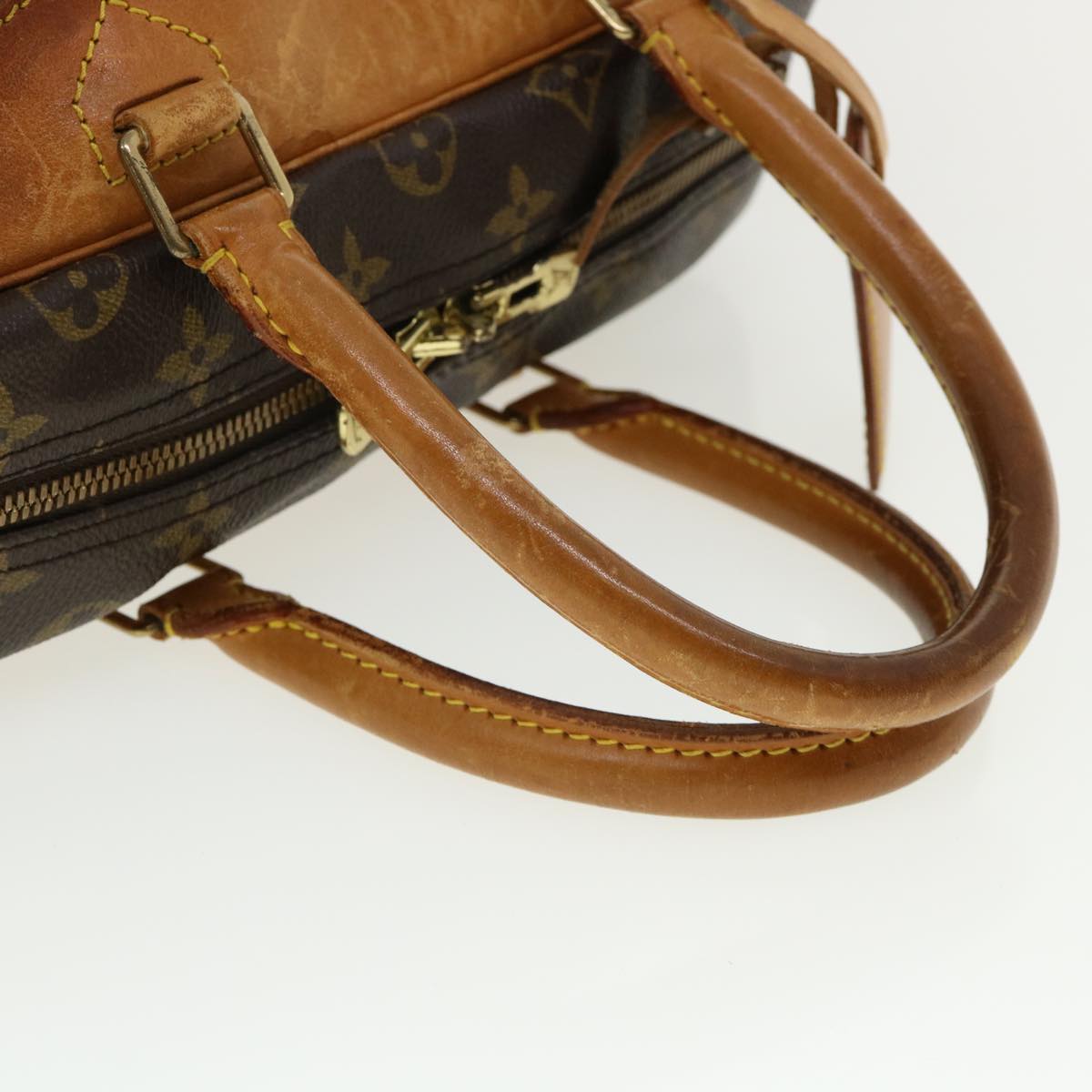 LOUIS VUITTON Monogram Deauville Hand Bag M47270 LV Auth tb460