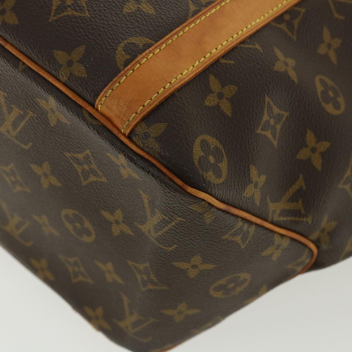 LOUIS VUITTON Monogram Sac Shopping Tote Bag M51108 LV Auth tb473