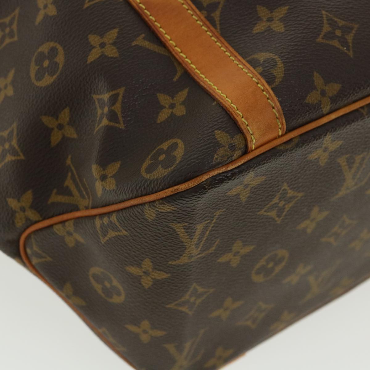 LOUIS VUITTON Monogram Sac Shopping Tote Bag M51108 LV Auth tb473